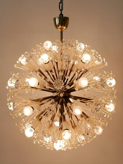 Emil Stejnar Large 33 Lights Chandelier Dandelion by Emil Stejnar for Rupert Nikoll 1950s