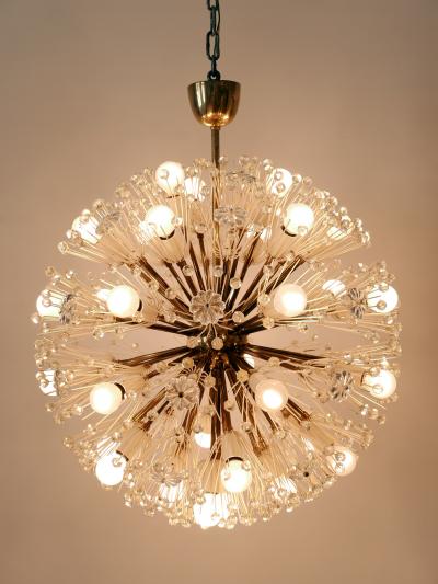 Emil Stejnar Large 33 Lights Chandelier Dandelion by Emil Stejnar for Rupert Nikoll 1950s