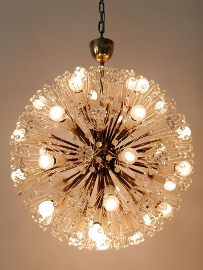 Emil Stejnar Large 33 Lights Chandelier Dandelion by Emil Stejnar for Rupert Nikoll 1950s