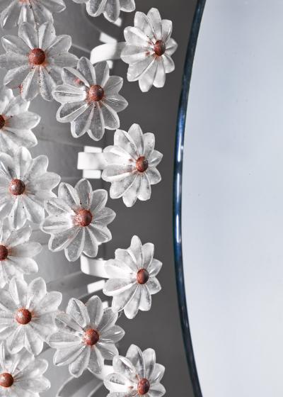 Emil Stejnar Round Backlit Mirror by Emil Stejnar for Rupert Nikoll Austria 1950s