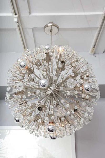 Emil Stejnar Vintage Emil Stejnar Austrian Snowflake Chandelier
