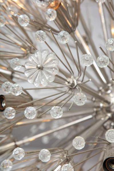 Emil Stejnar Vintage Emil Stejnar Austrian Snowflake Chandelier