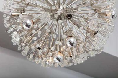 Emil Stejnar Vintage Emil Stejnar Austrian Snowflake Chandelier