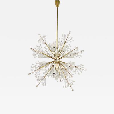 Emil Stejnar X Large Emil Stejnar Midcentury Sputnik Brass Chandelier Rupert Nikoll Austria