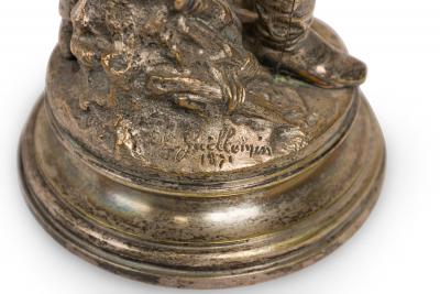 Emile Cori Olan Hypolyte Guillemin Guillemin Silver Soldier Figure