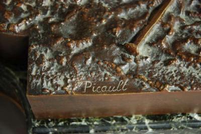 Emile Louis Picault Large superb quality 19thc bronze Pax et Labor