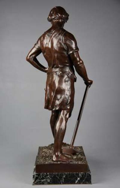 Emile Louis Picault Large superb quality 19thc bronze Pax et Labor