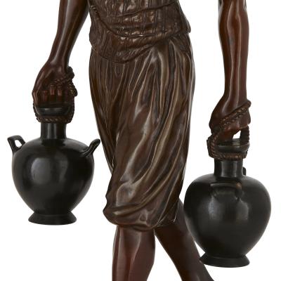 Emile Pinedo Two Orientalist patinated bronze sculptures by Debut and Pinedo