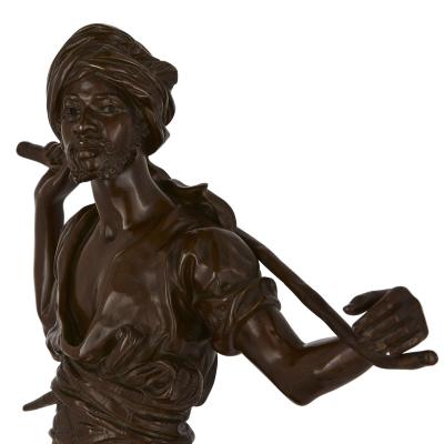 Emile Pinedo Two Orientalist patinated bronze sculptures by Debut and Pinedo