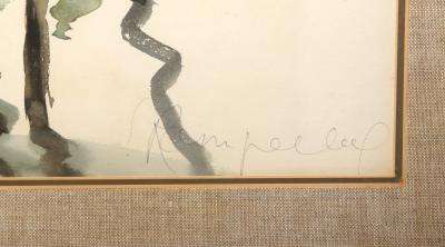 Emile Rampelberg Docked Gondolas