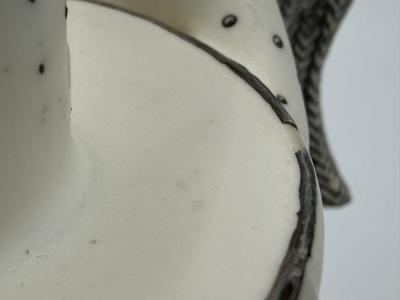 Emilia Castillo Emilia Castillo Angelical Silver Porcelain Candleholders Mexico 1996