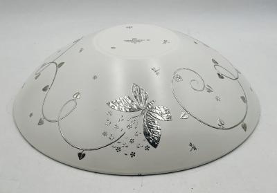 Emilia Castillo Emilia Castillo Large Porcelain Pure Silver Butterfly Bowl Taxco Mexico