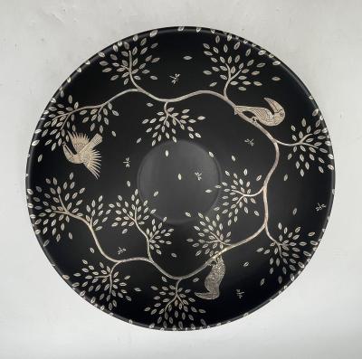 Emilia Castillo Emilia Castillo Silver Toucan Tree of Life Bowl Taxco Mexico 1980s