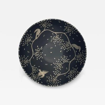 Emilia Castillo Emilia Castillo Silver Toucan Tree of Life Bowl Taxco Mexico 1980s