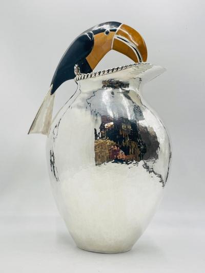 Emilia Castillo Gargantuan Toucan Water Pitcher by Emilia Castillo Signed Mexican Design