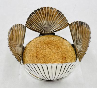 Emilia Castillo Vintage Shell Shaped Wine Bottle Coaster by Emilia Castillo Mexico 1980s
