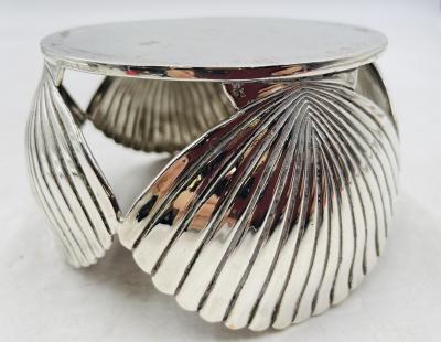 Emilia Castillo Vintage Shell Shaped Wine Bottle Coaster by Emilia Castillo Mexico 1980s