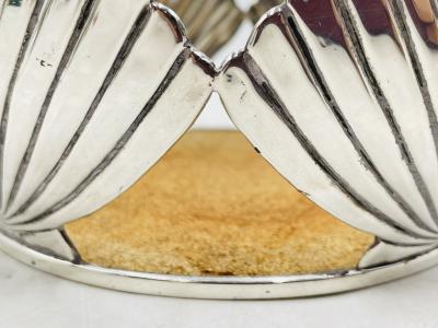 Emilia Castillo Vintage Shell Shaped Wine Bottle Coaster by Emilia Castillo Mexico 1980s