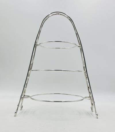 Emilia Castillo Whimsical Plate Holder Stand With Butterflies and Vines by Emilia Castillo