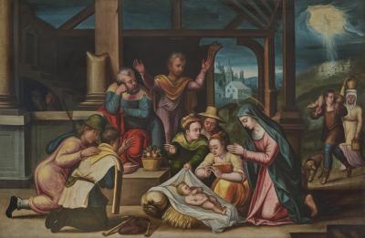 Emilian School Adoration of the Shepherds
