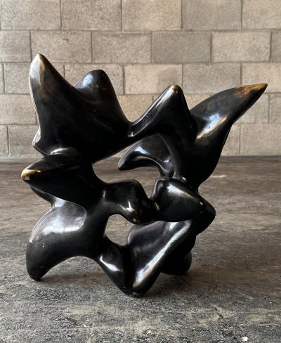 Emilio Flores RAPAZ bronze sculpture