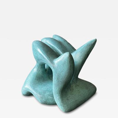 Emilio Flores T NEL DE TECHO ABIERTO bronze sculpture