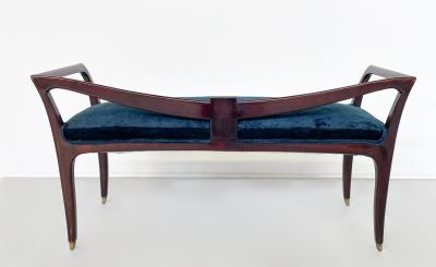 Emilio Lancia Mid Century Modern Italian Bench by Emilio Lancia