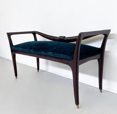 Emilio Lancia Mid Century Modern Italian Bench by Emilio Lancia