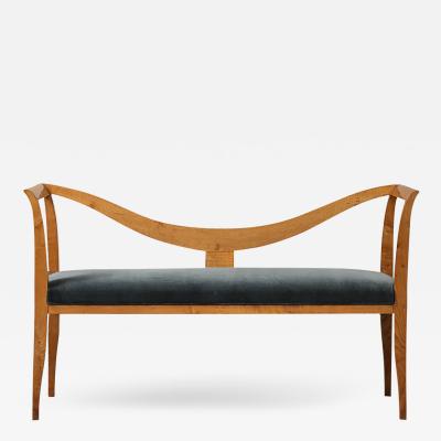 Emilio Lancia Sculptural Upholstered Bench by Emilio Lancia