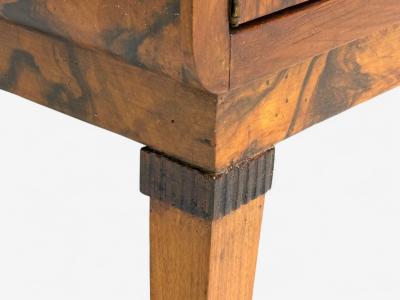 Emilio Lancia attr Italian Modern Walnut Root Brass Commode Italy 1930s