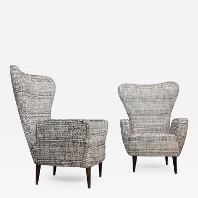Emilio Sala e Giorgio Madini Sala Madini Pair of Italian Mid Century Armchairs by Sala Madini Italy 