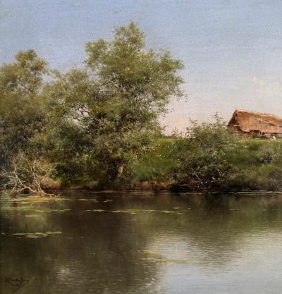 Emilio Sanchez Perrier A orillas del Guadalquivir