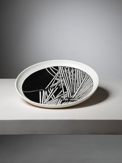 Emilio Scanavino Set of Three Ceramic Pieces by Emilio Scanavino for Cedit
