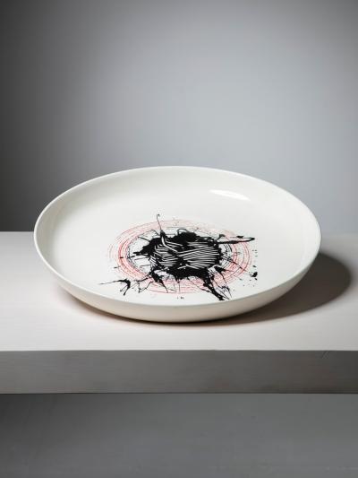 Emilio Scanavino Set of Three Ceramic Pieces by Emilio Scanavino for Cedit