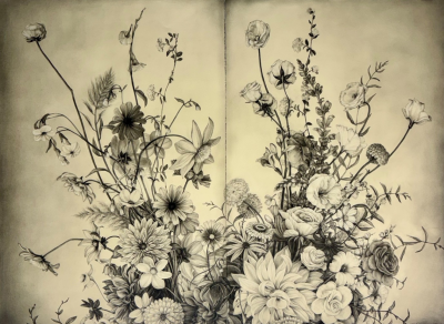 Emily Farish Two Panel Arrangement Re Arrangement 2025