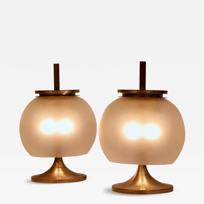 Emma Gismondi Schweinberger Pair of Emma Gismondi Schweinberger Chi table lamps Artemide Italy 1962