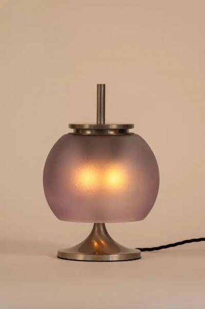 Emma Gismondi Schweinberger Rare Mauve Chi Table Lamp by Emma Gismondi for Artemide 1962