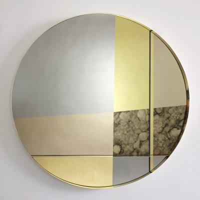 Emma Peascod XL Orbit Braque Wall Mirror by Emma Peascod