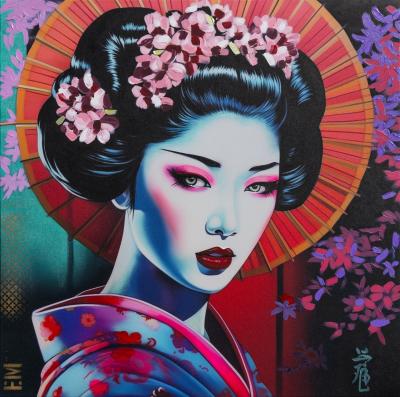 Emma Sheldrake Iridescent Geisha