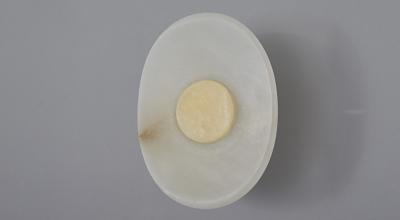 Emmanuel Levet Stenne Alabaster and onyx wall light by Emmanuel Levet Stenne 2018