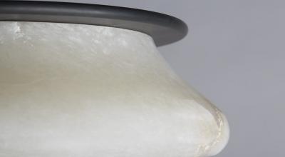 Emmanuel Levet Stenne Alabaster hanging light by Emmanuel Levet Stenne 2018