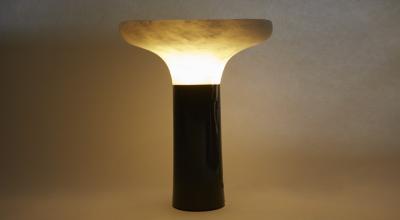 Emmanuel Levet Stenne Night Cup Table Lamp marble and alabaster by Emmanuel Levet Stenne 2018