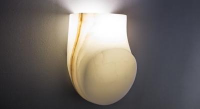 Emmanuel Levet Stenne Wall lamp onyx Emmanuel Levet Stenne 2014