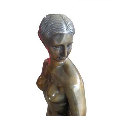 Emmanuel Villanis Bronze Sculpture by Emmanuel Villanis