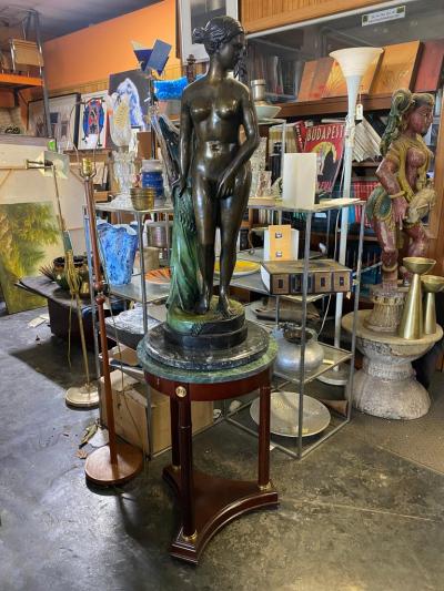 Emmanuel Villanis Bronze Sculpture by Emmanuel Villanis