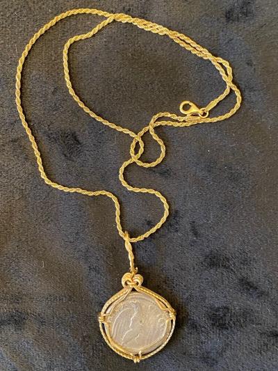 Emperor Trajan and Zeus Ancient Roman Coin