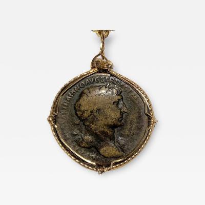 Emperor Trajan with Soldiers Roman Coin