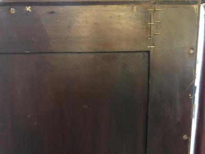 Empire Cheval Floor Full Length Mirror with Bronze Mounts 19th 20th Century