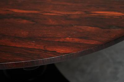 Empire Dining or Center Table in Rosewood Veneer 19th Century