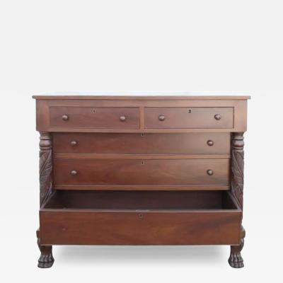 Empire Flame Mahogany Chest of Drawers